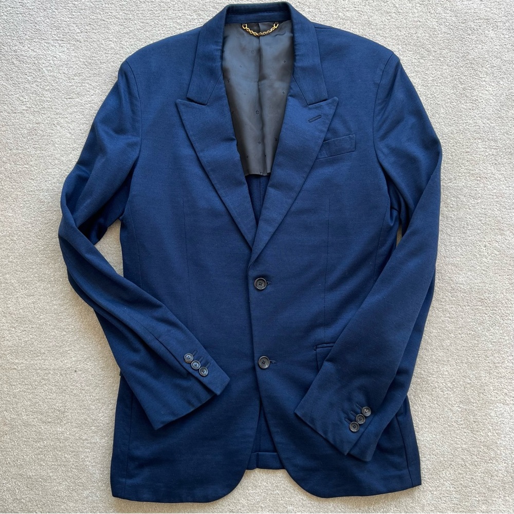 Louis Vuitton navy casual blazer